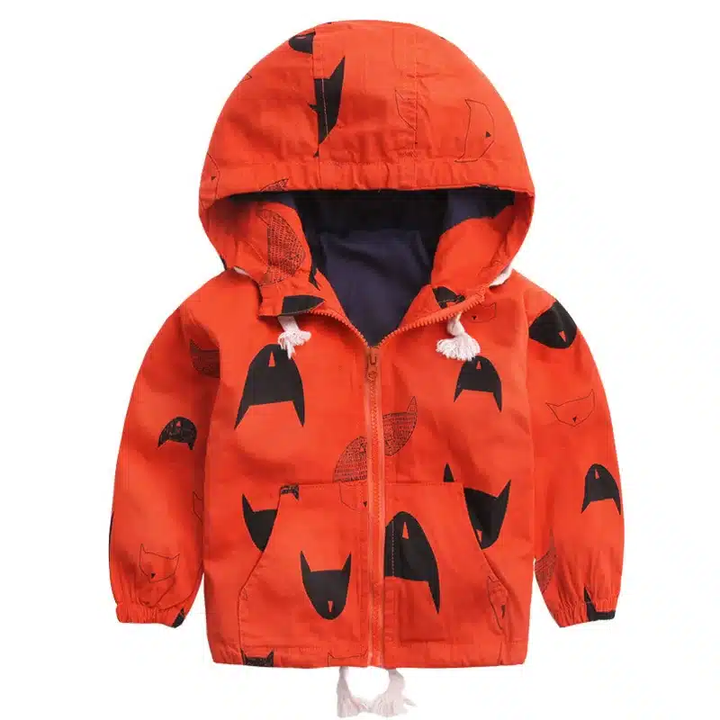 Cartoon Pattern Baby Boy Girl Jacket Autumn Fashion Brand Kids Outerwear & Coats Boys Clothes Children Windbreaker Kids Jackets 10