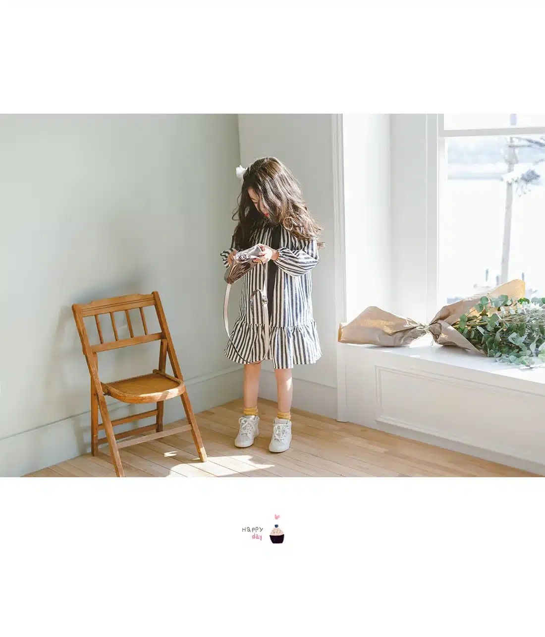 Bow Girls Dress 2019 New Bow Baby Spring Dress Black White Stripe Kid Princess Dress Children Clothes Toddler Cotton Dress,#2265 13