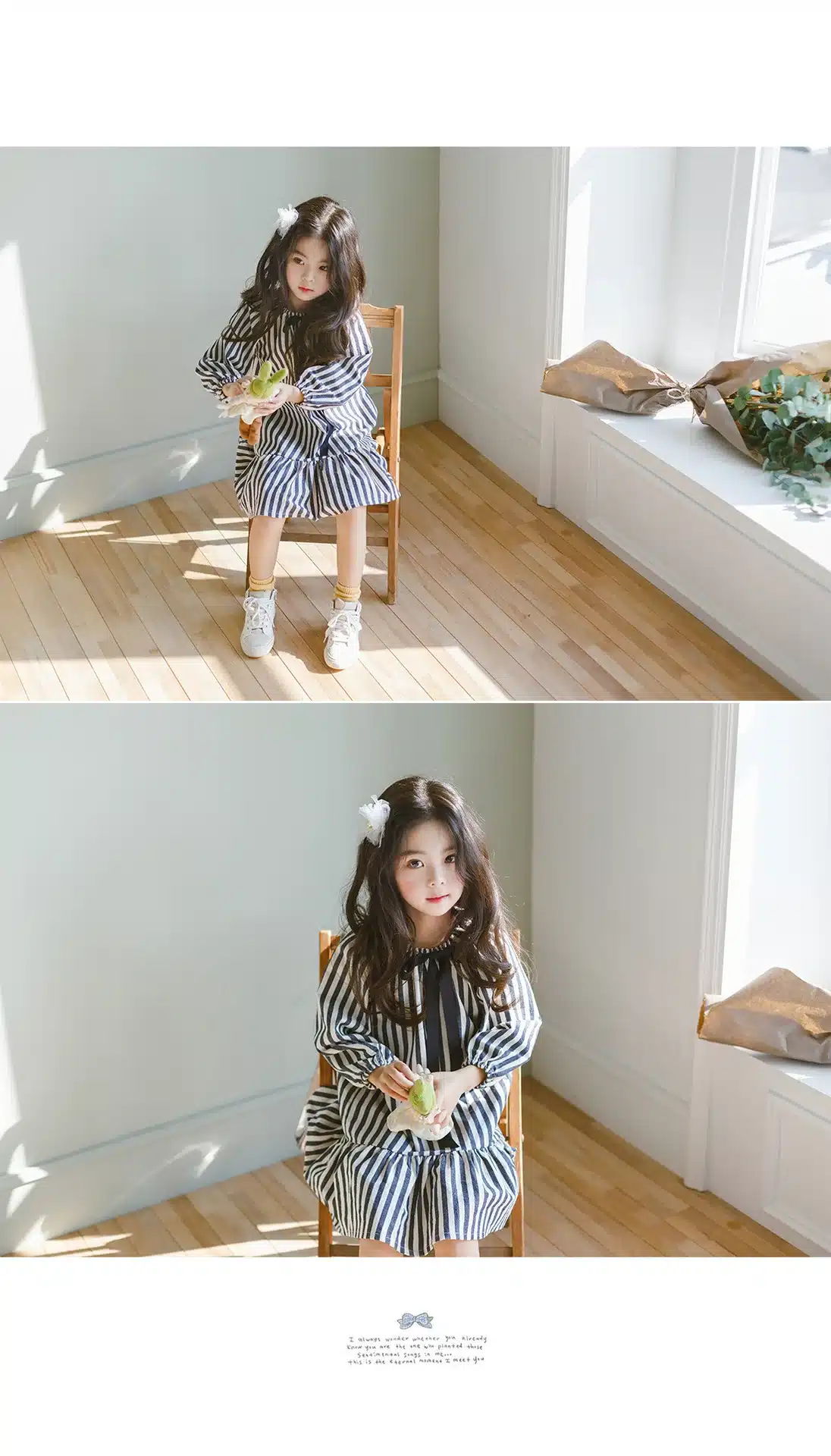 Bow Girls Dress 2019 New Bow Baby Spring Dress Black White Stripe Kid Princess Dress Children Clothes Toddler Cotton Dress,#2265 16