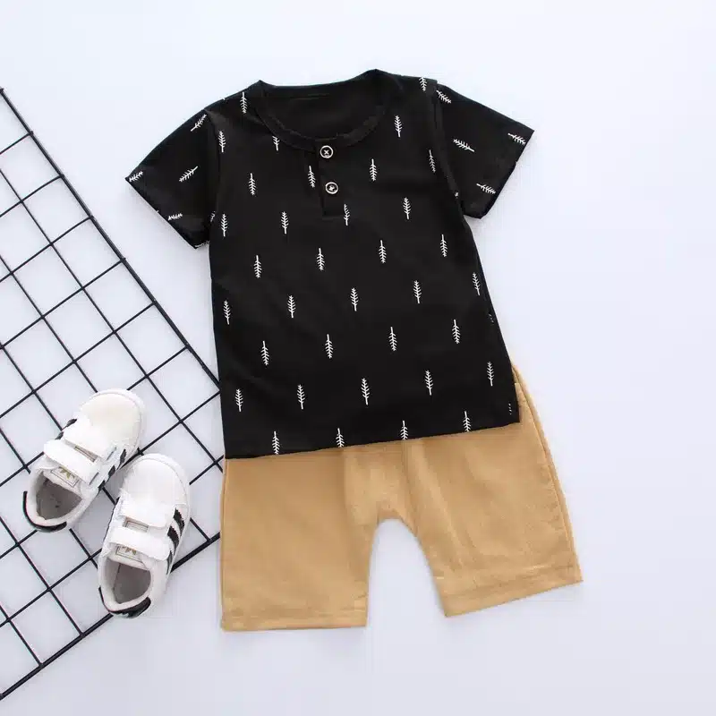 Baby Boys Clothing Sets 2019 Summer Boy Clothes Casual T-shirt + Pants 2pcs Children Suits Hot Sale Kids Toddler Sportswear 15
