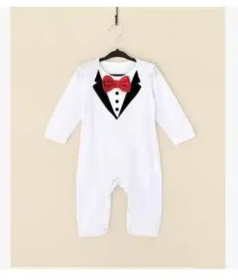Baby Boy Romper Infant Toddle baby Suit Little Gentleman Clothing with bow tie Baby Jumpsuit bebe Kids Clothing Jumpsuits 14