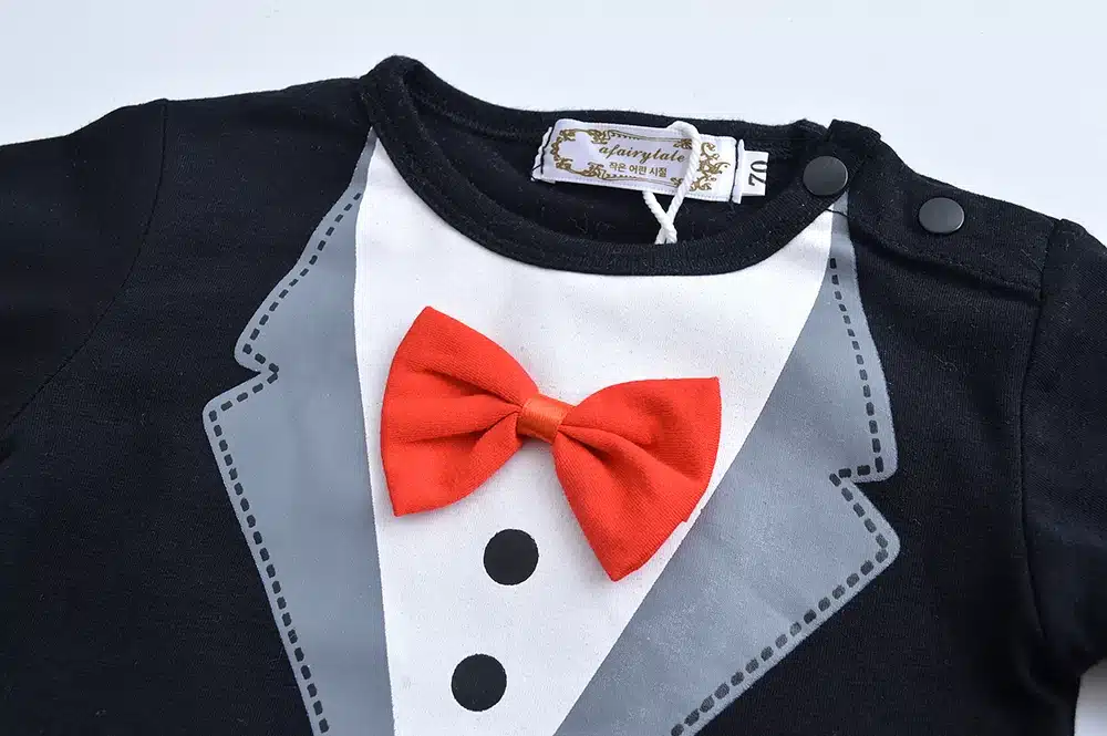 Baby Boy Romper Infant Toddle baby Suit Little Gentleman Clothing with bow tie Baby Jumpsuit bebe Kids Clothing Jumpsuits 19