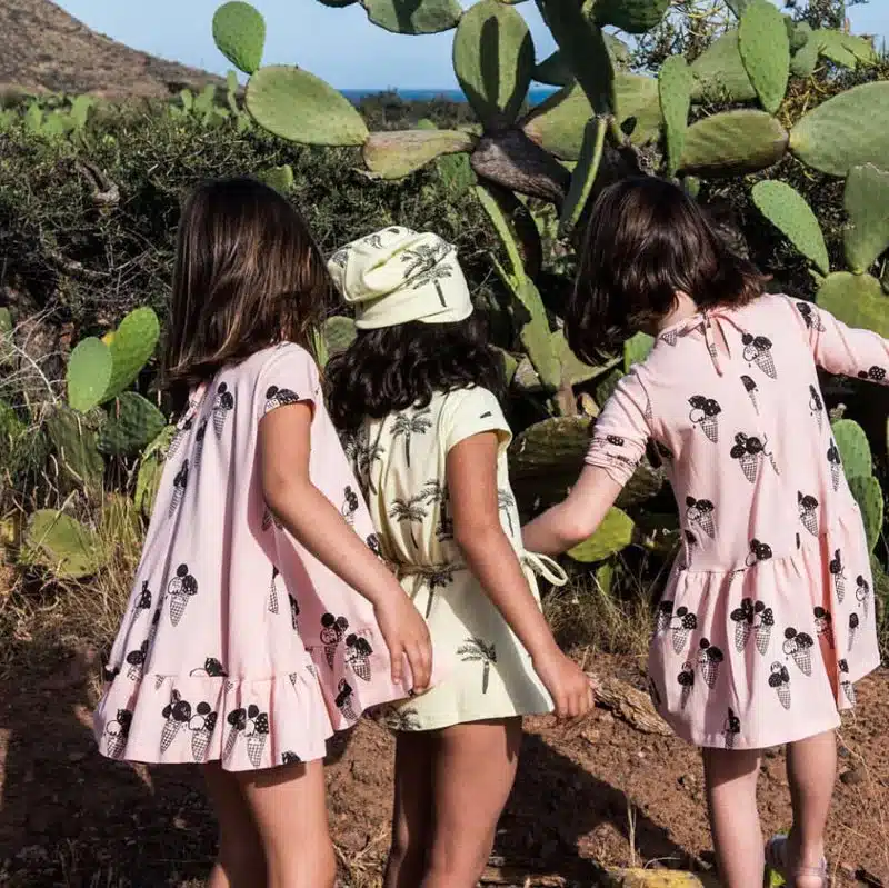 EnkeliBB Clearance Brand CLothing For Kids Girls Ice Cream Dresses Baby Ice Cream Romper Brother Sister Matching Twins Clothes 4