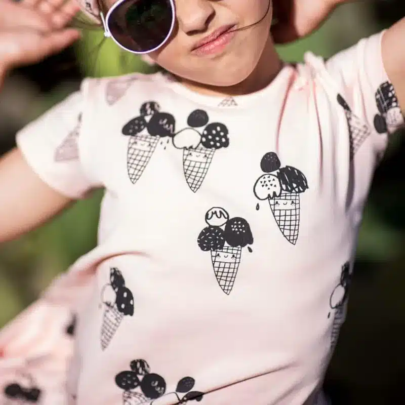 EnkeliBB Clearance Brand CLothing For Kids Girls Ice Cream Dresses Baby Ice Cream Romper Brother Sister Matching Twins Clothes 5
