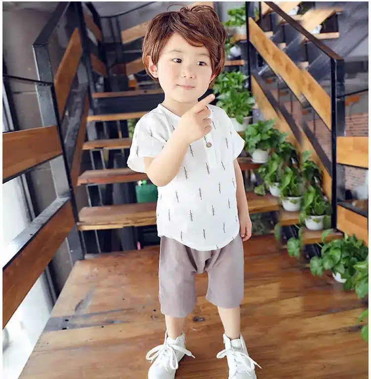 2019 New Kids Clothes Spring Boys Clothing Sets T Shirt + Shorts Toddler Boys Clothing Baby Boy Fluid Systems Clothes Brand 26