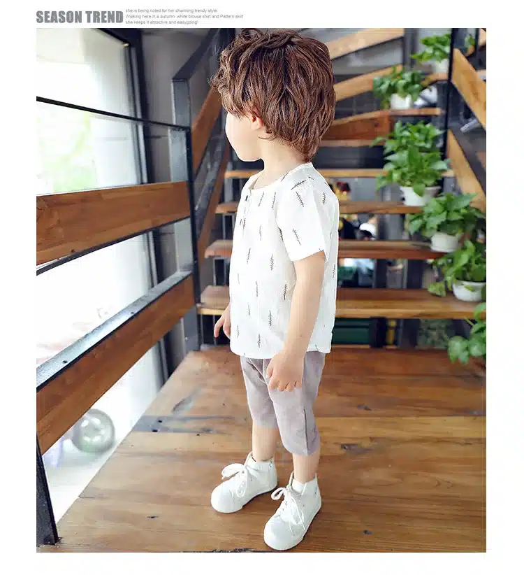 2019 New Kids Clothes Spring Boys Clothing Sets T Shirt + Shorts Toddler Boys Clothing Baby Boy Fluid Systems Clothes Brand 27