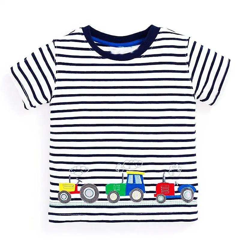 Boys Tops Summer 2018 Brand Children T shirts Boys Clothes Kids Tee Shirt Fille 100% Cotton Character Print Baby Boy Clothing 11