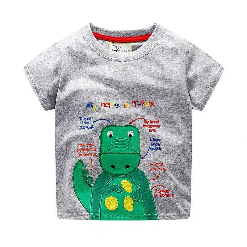 Boys Tops Summer 2018 Brand Children T shirts Boys Clothes Kids Tee Shirt Fille 100% Cotton Character Print Baby Boy Clothing 13