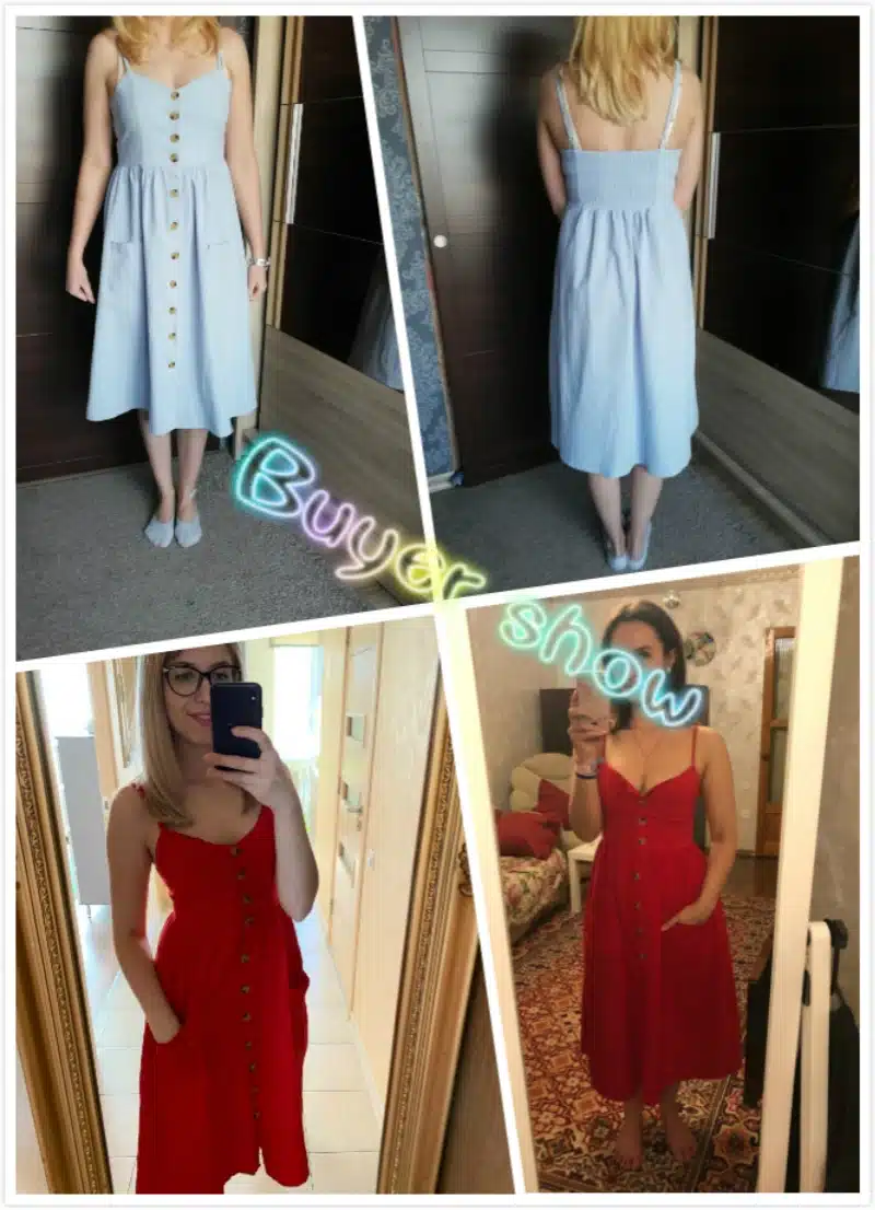 BEFORW Women Summer Dress 2019 Sexy Straps Bohemian Floral Tunic Beach Dress Sundress Pocket Red Dresses Female 8