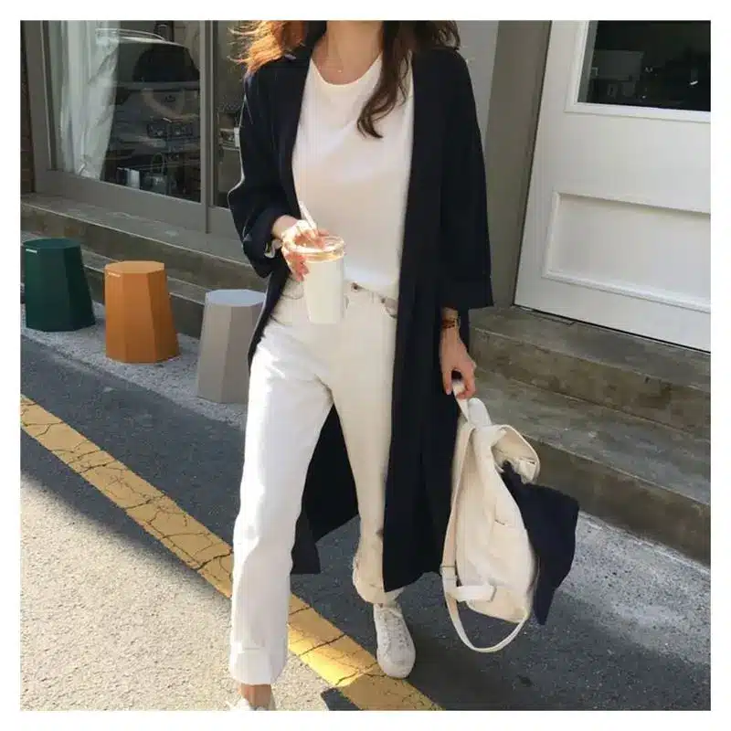 2019 Ladies Commute Casual Shirt Dress Summer Autumn Notched Collar Long Sleeve Sashed Single Breasted Solid Women Dresses CC132 8