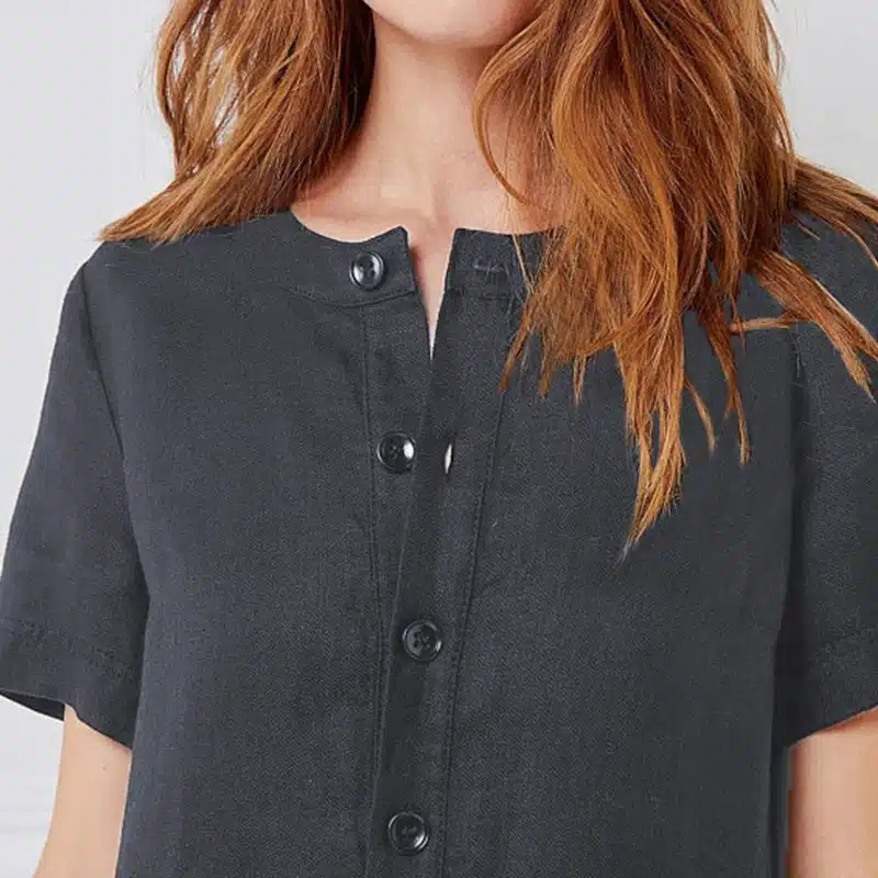 Summer Linen Dress 2019 Celmia Women Tunic Top Short Sleeve Shirt Button Female Vintage Casual Sundress Sarafans Vestidos S-5XL 12