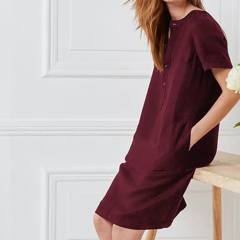 Summer Linen Dress 2019 Celmia Women Tunic Top Short Sleeve Shirt Button Female Vintage Casual Sundress Sarafans Vestidos S-5XL 16