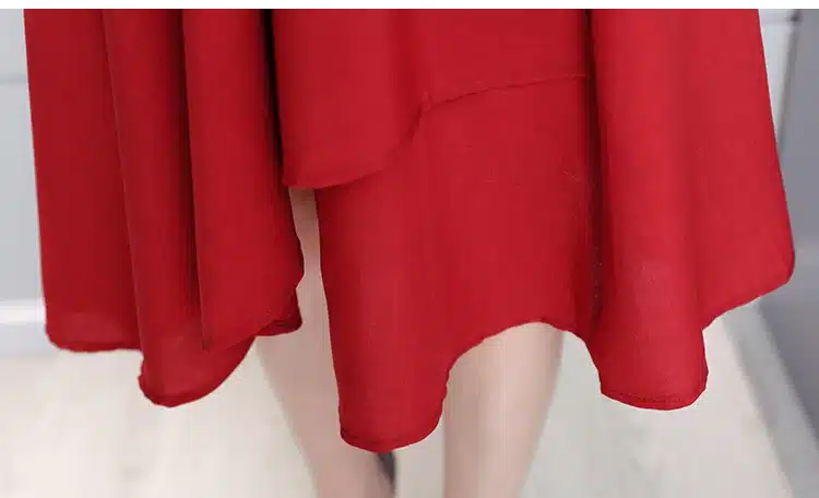 Saiqigui 2019 new fashion Summer Dress Sleeveless work OL women dress casual A-Lin v-neck Elegant dress vestidos de festa 46