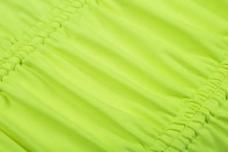 ANJAMANOR Neon Pleated Bandage Sexy Dress Club Wear Summer 2019 Streetwear Women Spaghetti Strap Mini Bodycon Dresses D71I85 29