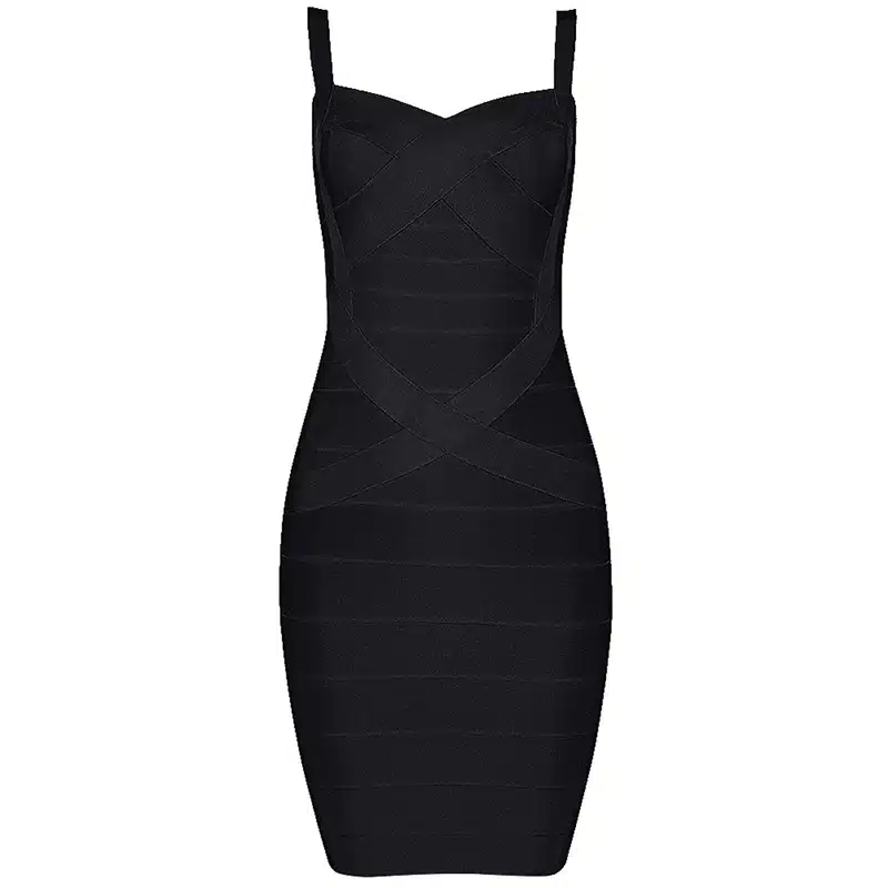 INDRESSME 2019 Bandage Dress Sexy Mini Spaghetti Strap Bodycon Strapless Club Party Summer Lady Dresses Femme Vestidos 20
