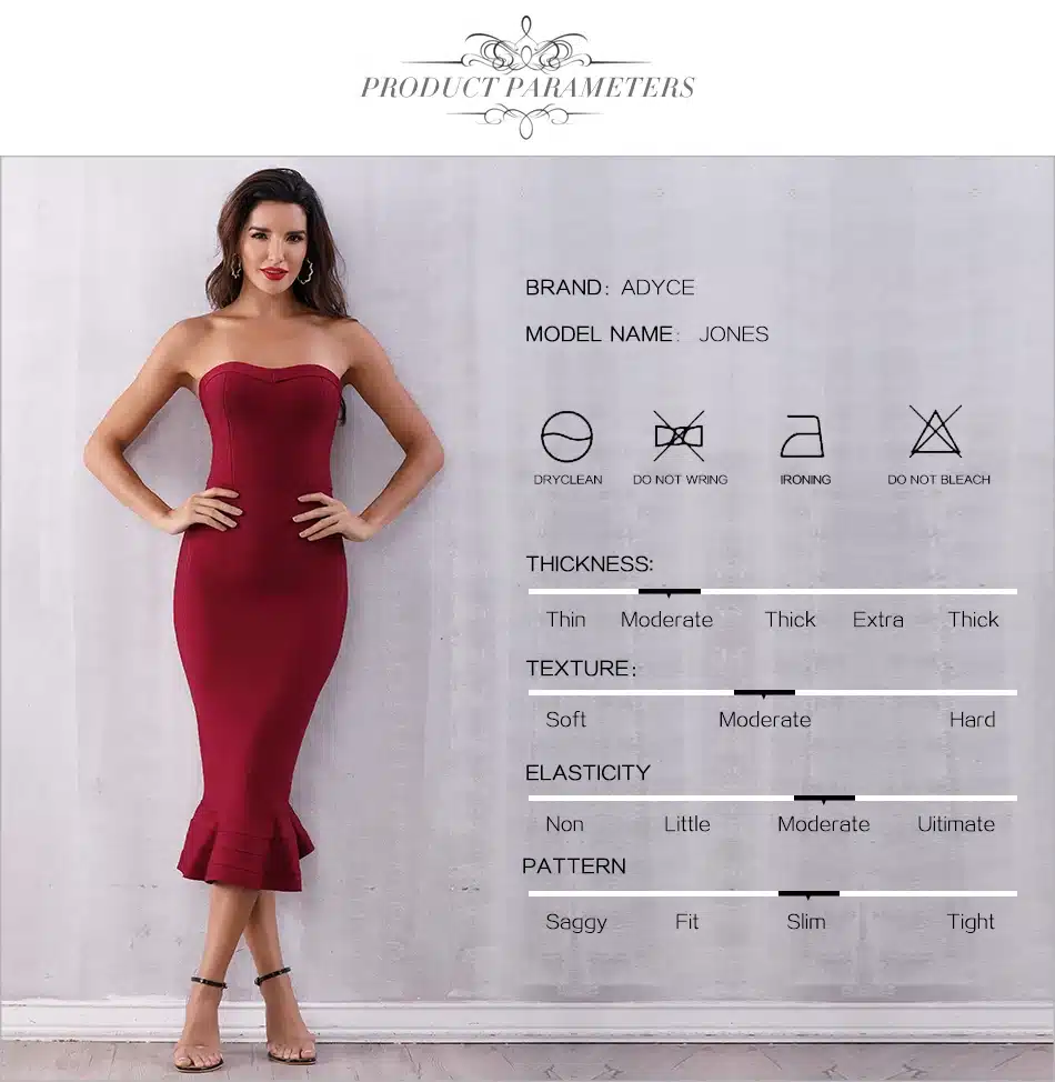 Adyce Summer Women Bandage Dress Vestidos Verano 2019 Sexy Sleeveless Strapless Club Dress Elegant Celebrity Party Runway Dress 10