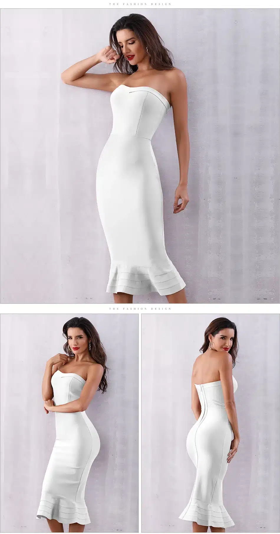 Adyce Summer Women Bandage Dress Vestidos Verano 2019 Sexy Sleeveless Strapless Club Dress Elegant Celebrity Party Runway Dress 19
