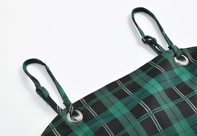 Viifaa Green Plaid Bodycon Dress Women 2019 Back Tie Cut Out Sexy Party Dress Spaghetti Strap Summer Mini Dresses 17
