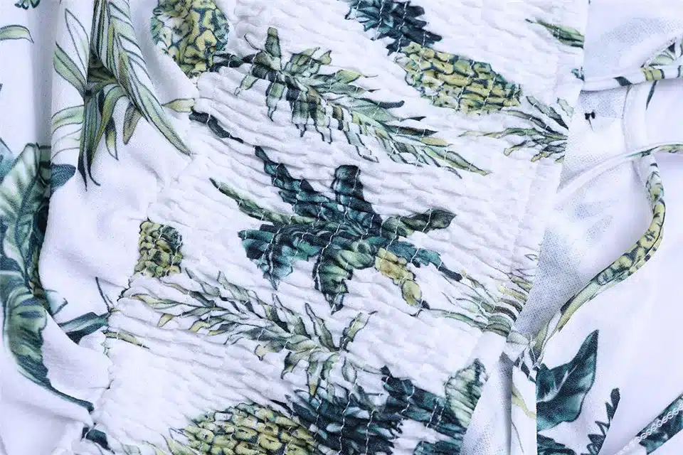 2019 Summer Women Button Decorated Print Dress Off-shoulder Party Beach Sundress Boho Spaghetti Long Dresses Plus Size FICUSRONG 23