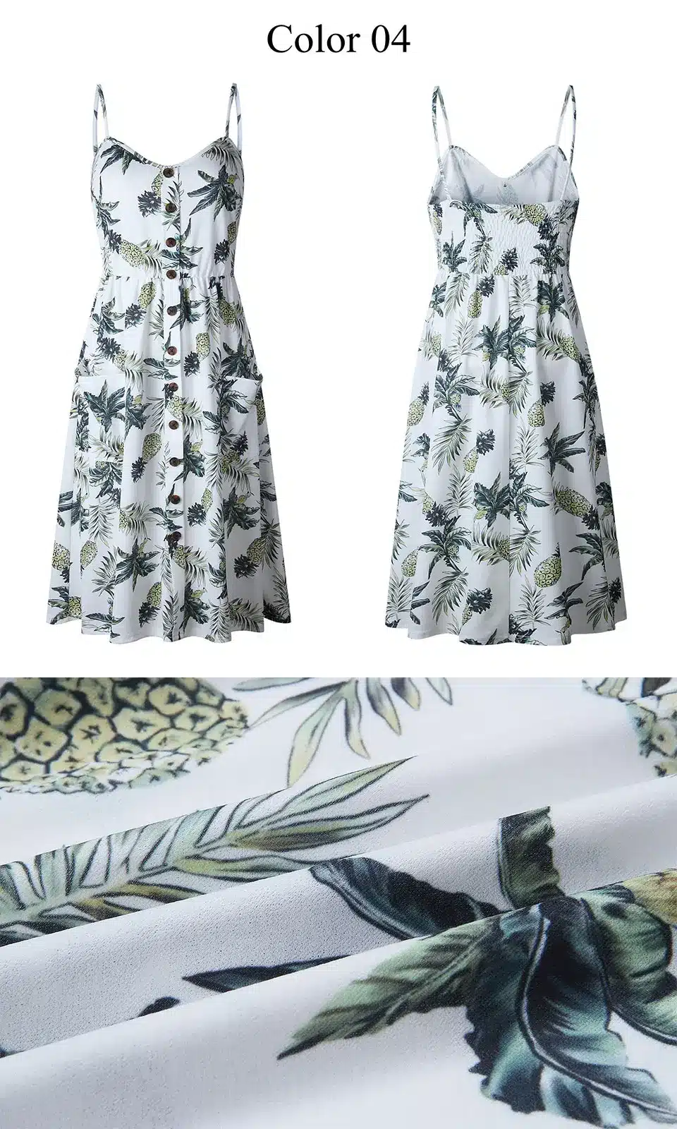 2019 Summer Women Button Decorated Print Dress Off-shoulder Party Beach Sundress Boho Spaghetti Long Dresses Plus Size FICUSRONG 28