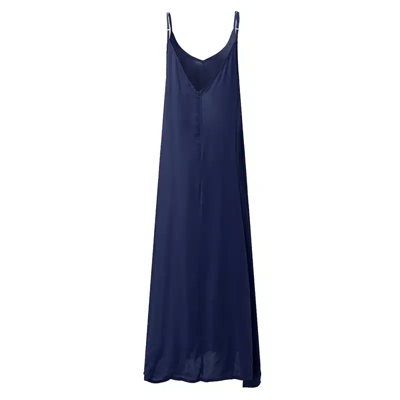 ZANZEA 2019 Summer Vestidos Women Dress Strapless V-neck Sleeveless Baggy Long Maxi Dresses Sexy Beach Sundress Robe Femme S-5XL 22