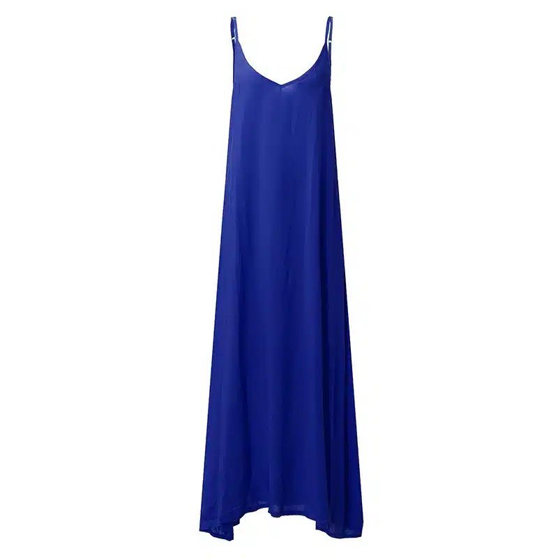 ZANZEA 2019 Summer Vestidos Women Dress Strapless V-neck Sleeveless Baggy Long Maxi Dresses Sexy Beach Sundress Robe Femme S-5XL 23