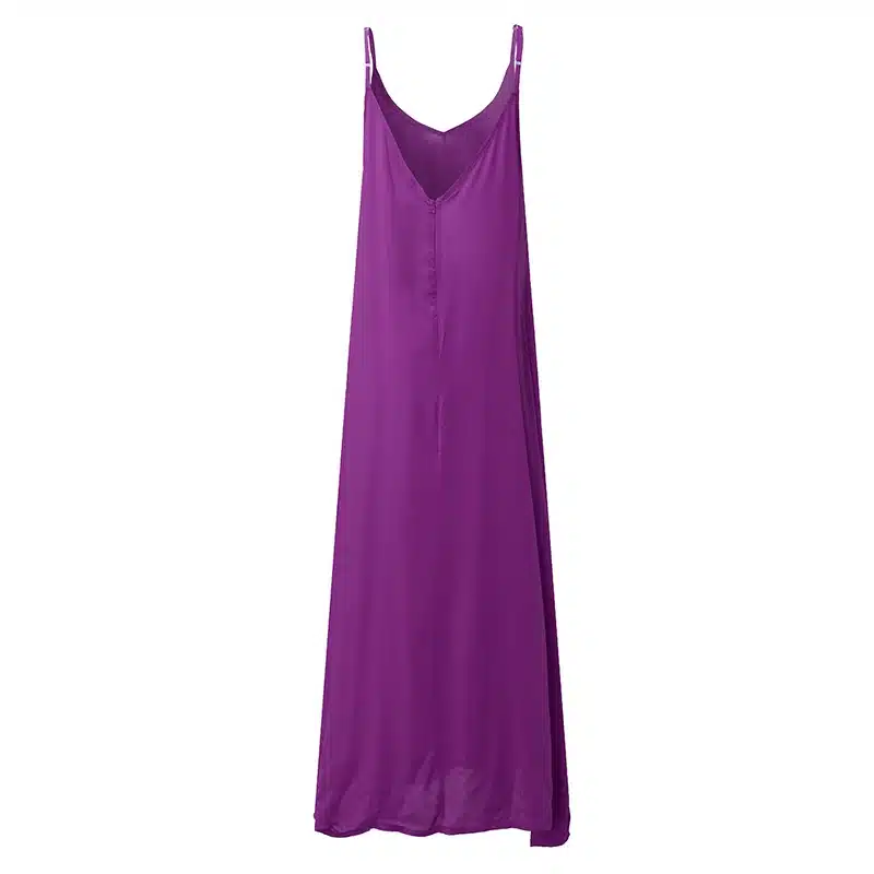 ZANZEA 2019 Summer Vestidos Women Dress Strapless V-neck Sleeveless Baggy Long Maxi Dresses Sexy Beach Sundress Robe Femme S-5XL 26