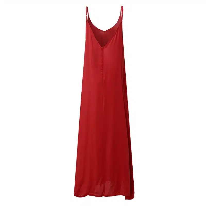 ZANZEA 2019 Summer Vestidos Women Dress Strapless V-neck Sleeveless Baggy Long Maxi Dresses Sexy Beach Sundress Robe Femme S-5XL 28