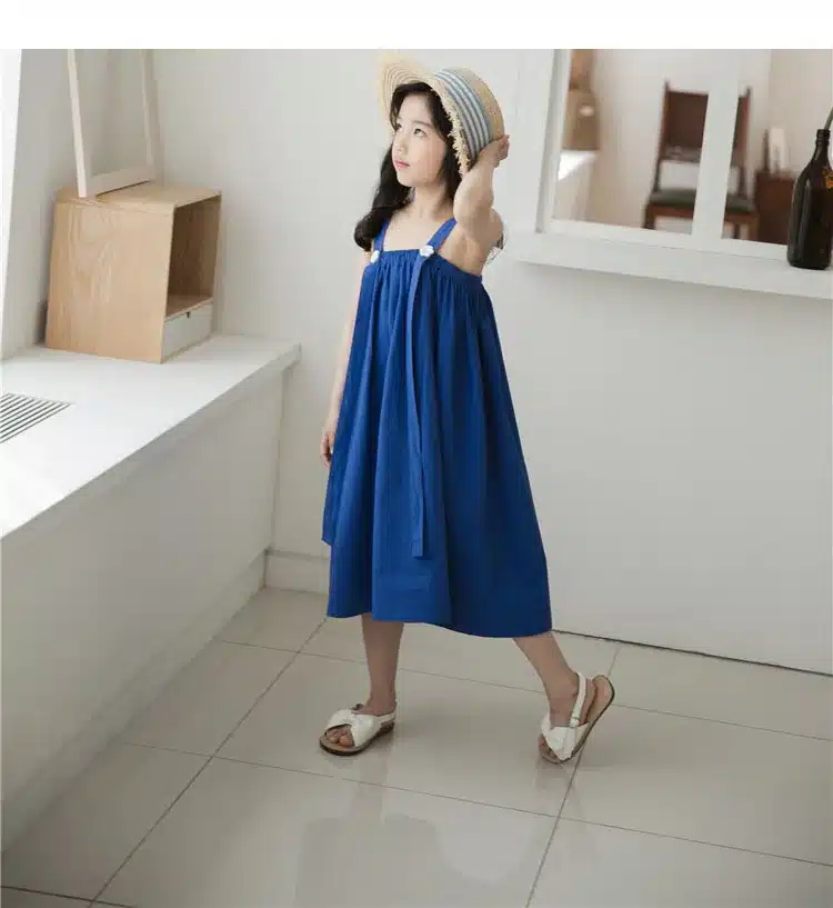 Sundress Toddler Girls Maxi Dress Long Children Clothing Summer 2019 New Princess Teenage Kids Girls Dress Beach A Line Clothes 10