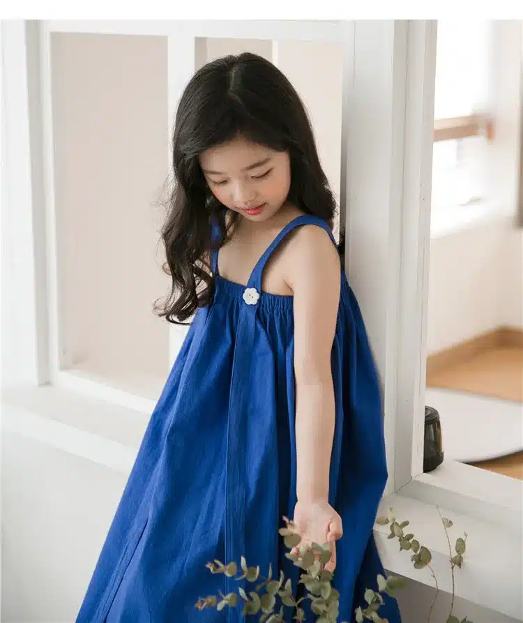 Sundress Toddler Girls Maxi Dress Long Children Clothing Summer 2019 New Princess Teenage Kids Girls Dress Beach A Line Clothes 11