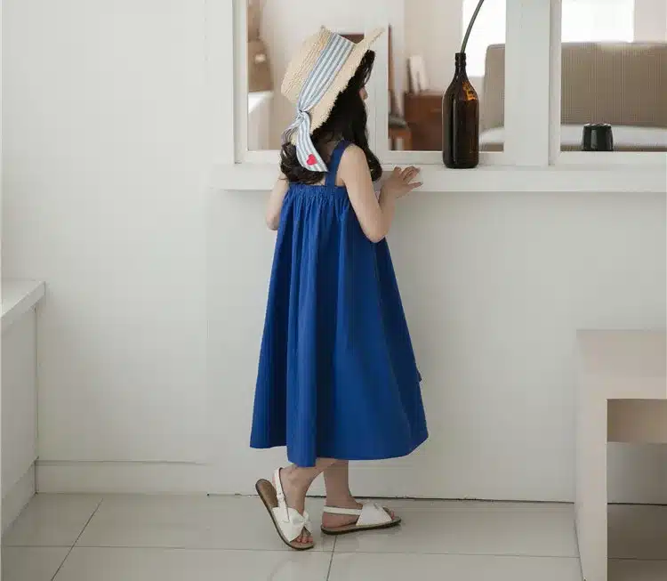 Sundress Toddler Girls Maxi Dress Long Children Clothing Summer 2019 New Princess Teenage Kids Girls Dress Beach A Line Clothes 13