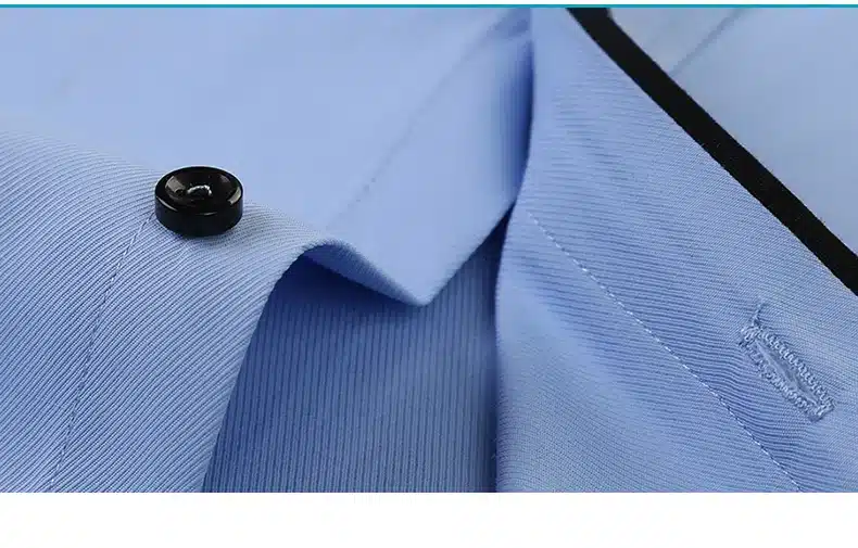 DAVYDAISY 2019 New Summer Men Shirt Short Sleeved Fashion Solid Twill Male Shirts Formal Business White camisa masculina DS249 16