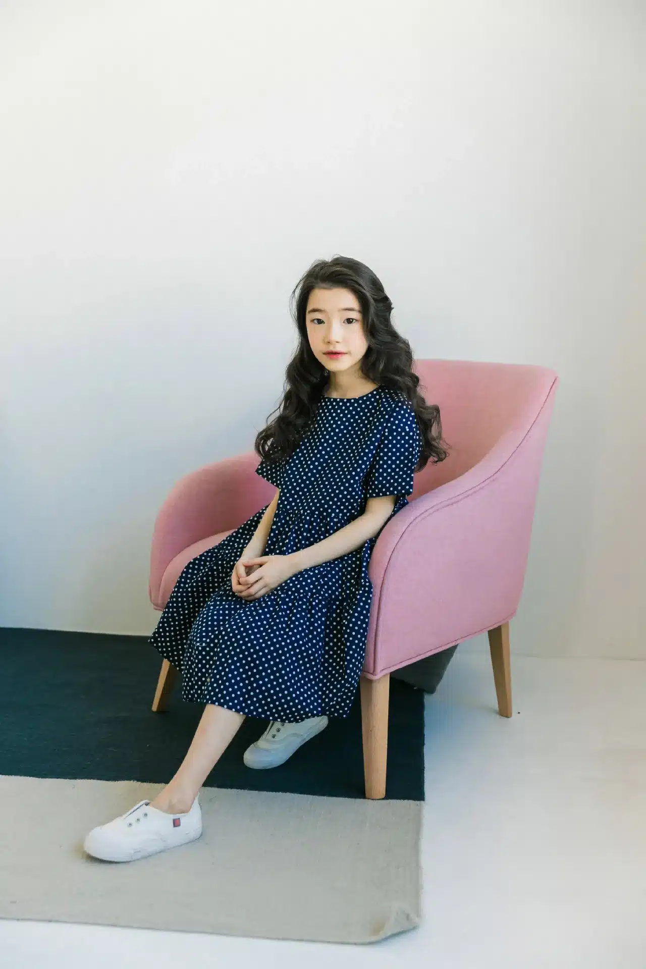 Brand 2019 New Children Dress Dot Girls Cute Dress Kids Cotton Dress Fashion Bow Mother and Daughter Dress Ruffles Summer,#5033 16