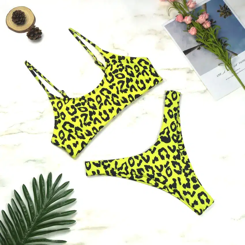 Sexy Leopard Bikinis 2019 Micro Bikini Set Push Up Thong Biquini High Cut Swimwear Women Mini Swimsuit Female Bathing Suit 18