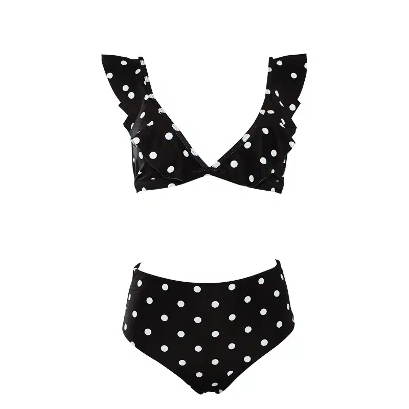 NIDALEE Sexy High Waist Bikini Women Swimwear Push Up Swimsuit Bathing Suit Bikini Set Dot Lace Biquinis Beach Wear Female 22