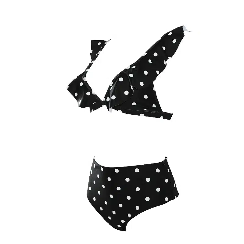 NIDALEE Sexy High Waist Bikini Women Swimwear Push Up Swimsuit Bathing Suit Bikini Set Dot Lace Biquinis Beach Wear Female 23