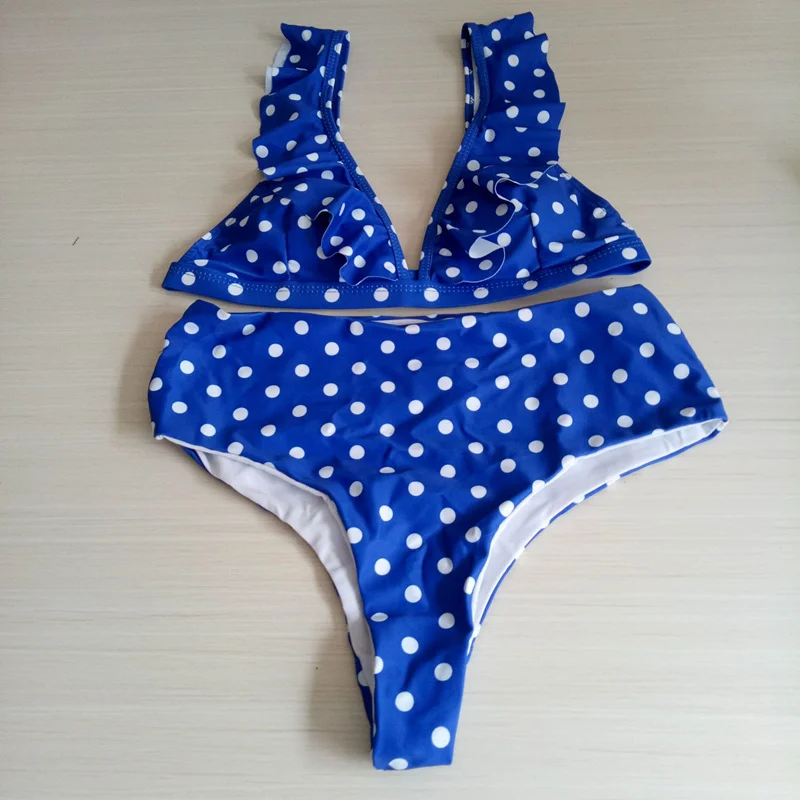 NIDALEE Sexy High Waist Bikini Women Swimwear Push Up Swimsuit Bathing Suit Bikini Set Dot Lace Biquinis Beach Wear Female 29