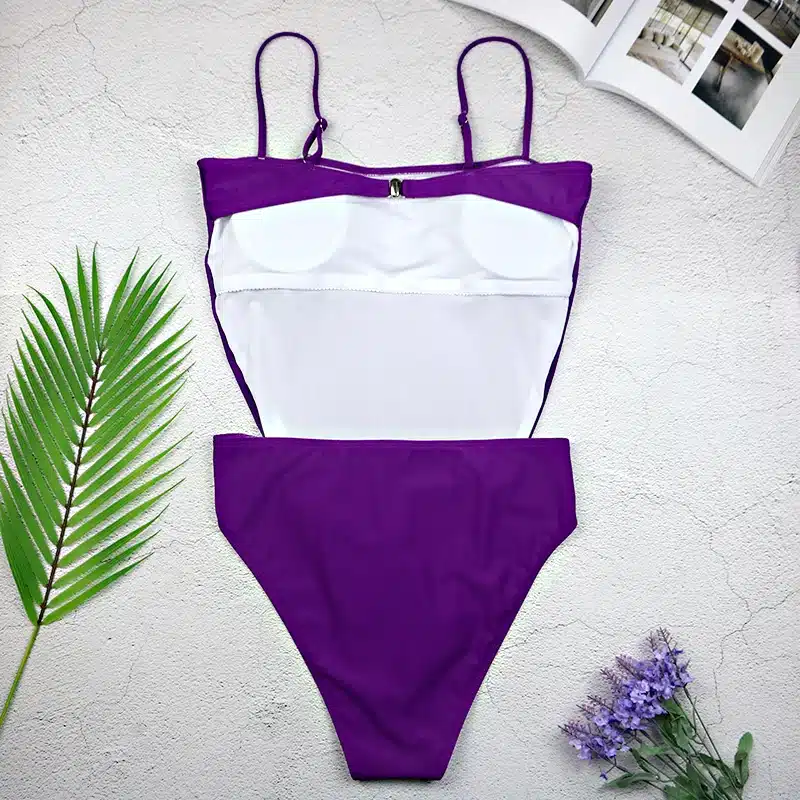 2019 Sexy Swimsuit Women Swimwear One Piece Halter One Piece Push Up Swimsuit Bandage Bathing Suit Wear Female Beachwear 3336 14