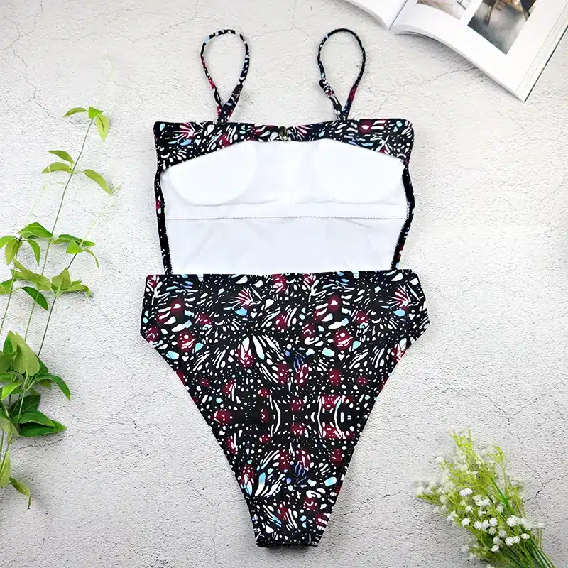 2019 Sexy Swimsuit Women Swimwear One Piece Halter One Piece Push Up Swimsuit Bandage Bathing Suit Wear Female Beachwear 3336 22