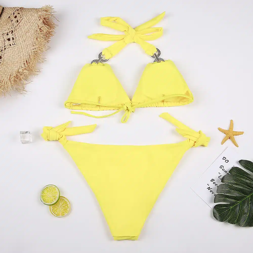 Sexy women Crystal bikini Rhinestone swimwear female brazilian biquini micro bikinis swimsuit tiny bathing suit for beach wear 22