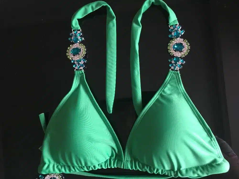 Sexy women Crystal bikini Rhinestone swimwear female brazilian biquini micro bikinis swimsuit tiny bathing suit for beach wear 46
