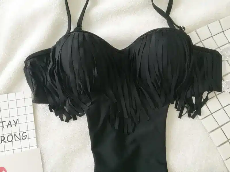 2019 Sexy Black Halter Cut Out Bandage Trikini Swim Bathing Suit Monokini Push Up Brazilian Swimwear Women One Piece Swimsuit 25