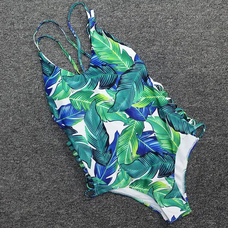 2019 Sexy Black Halter Cut Out Bandage Trikini Swim Bathing Suit Monokini Push Up Brazilian Swimwear Women One Piece Swimsuit 55