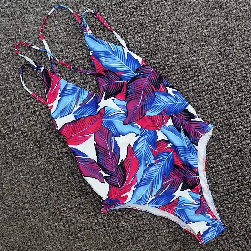 2019 Sexy Black Halter Cut Out Bandage Trikini Swim Bathing Suit Monokini Push Up Brazilian Swimwear Women One Piece Swimsuit 58