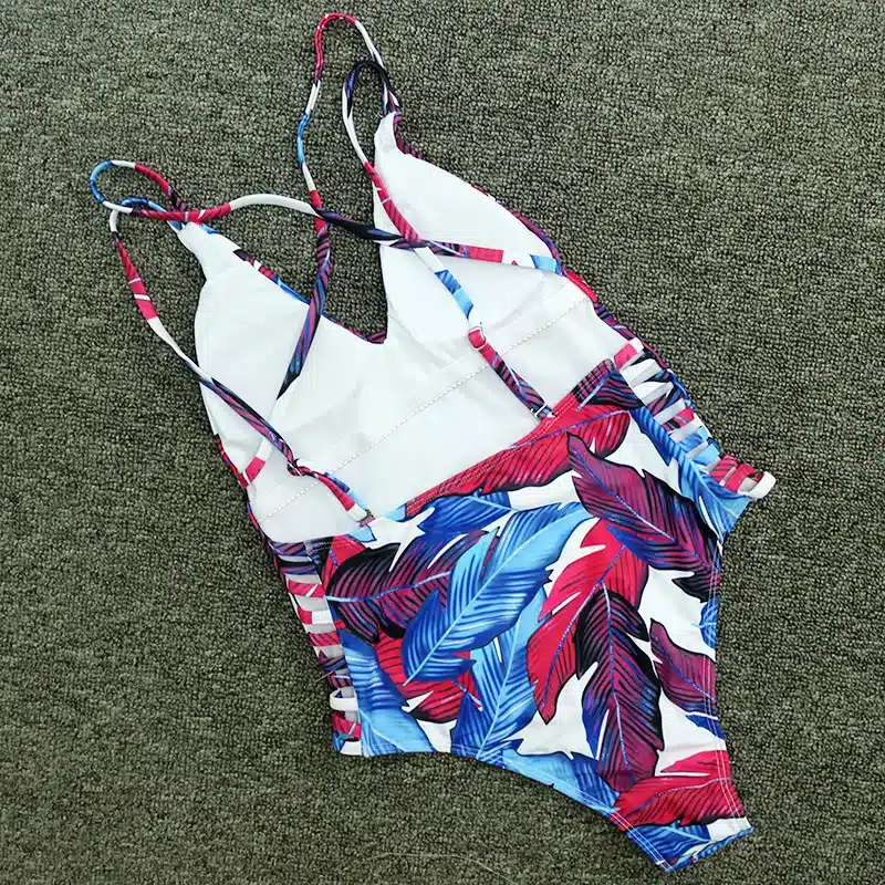 2019 Sexy Black Halter Cut Out Bandage Trikini Swim Bathing Suit Monokini Push Up Brazilian Swimwear Women One Piece Swimsuit 59