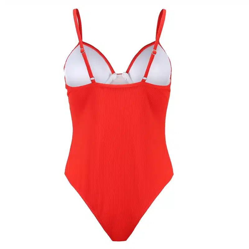 INGAGA New 2019 Sexy One Piece Swimsuit Push Up Swimwear Women High Cut Swimsuits Solid Strap Bathing Suit Beachwear 19