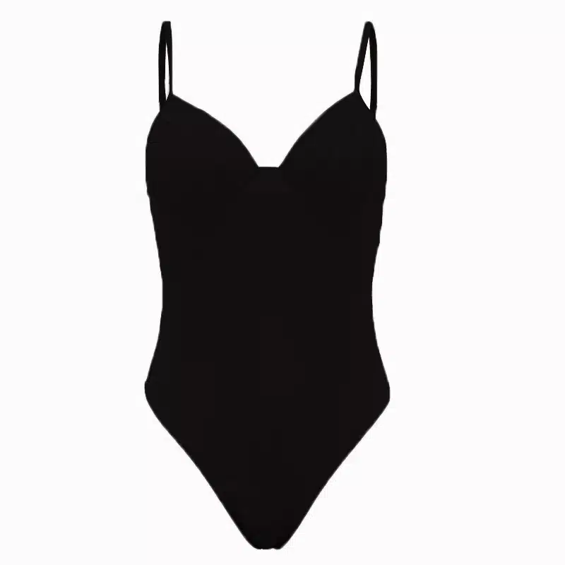INGAGA New 2019 Sexy One Piece Swimsuit Push Up Swimwear Women High Cut Swimsuits Solid Strap Bathing Suit Beachwear 20