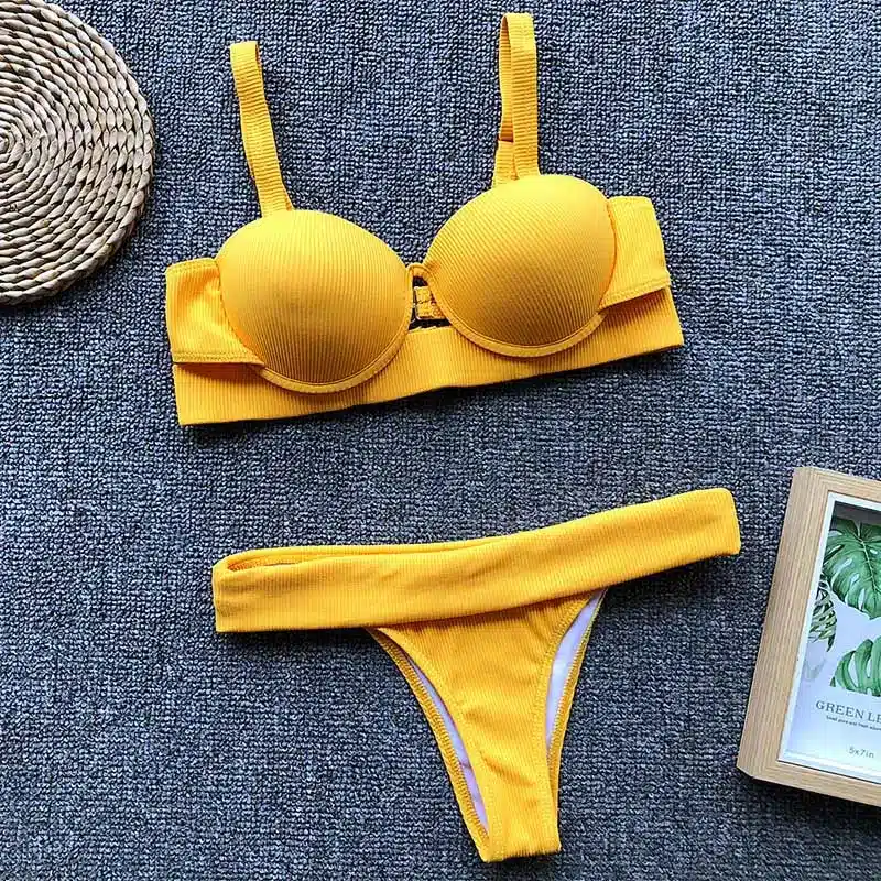 INGAGA New 2019 Sexy One Piece Swimsuit Push Up Swimwear Women High Cut Swimsuits Solid Strap Bathing Suit Beachwear 28