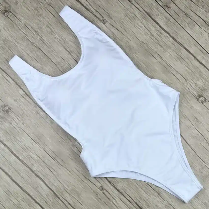 Thong 2019 Sexy One Piece Swimsuit Solid Female Black Swimwear Women Backless White Brazilian Monokini Bathing Suit XL 31
