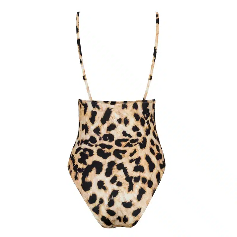 Brazilian bikinis 2019 mujer bathing suit Leopard one piece swimsuit female Push up swimwear Sexy bodysuit bathers monokini XL 36